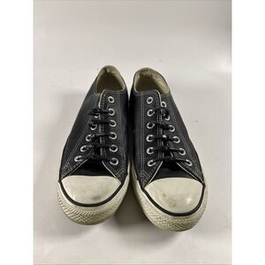 Converse Men's Size 7.5 Sneakers Casual Lace Up Shoes Classic Low Top Black